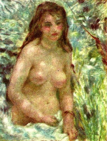 Pierre-Auguste Renoir naken flicka i solsken